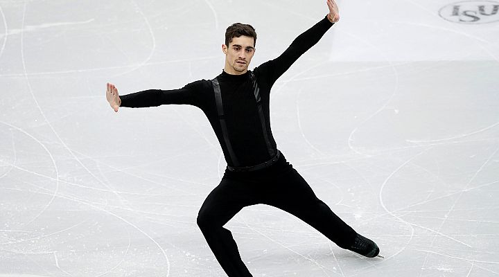 Patinaje sobre hielo - Javi Fernández, tercero en su último prgrama corto