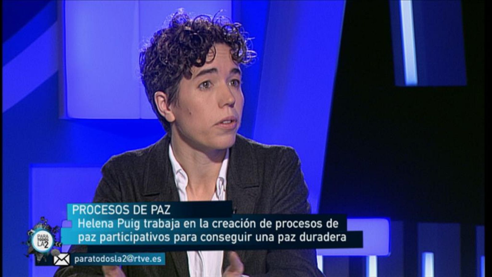 Para Todos La 2 -  Entrevista a Helena Puig, sobre procesos de paz y movimientos sociales