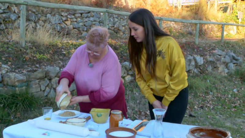 Pastillo de nueces, al aire libre