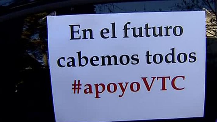 Telediario 1 - Los trabajadores de VTC se reúnen con el Govern