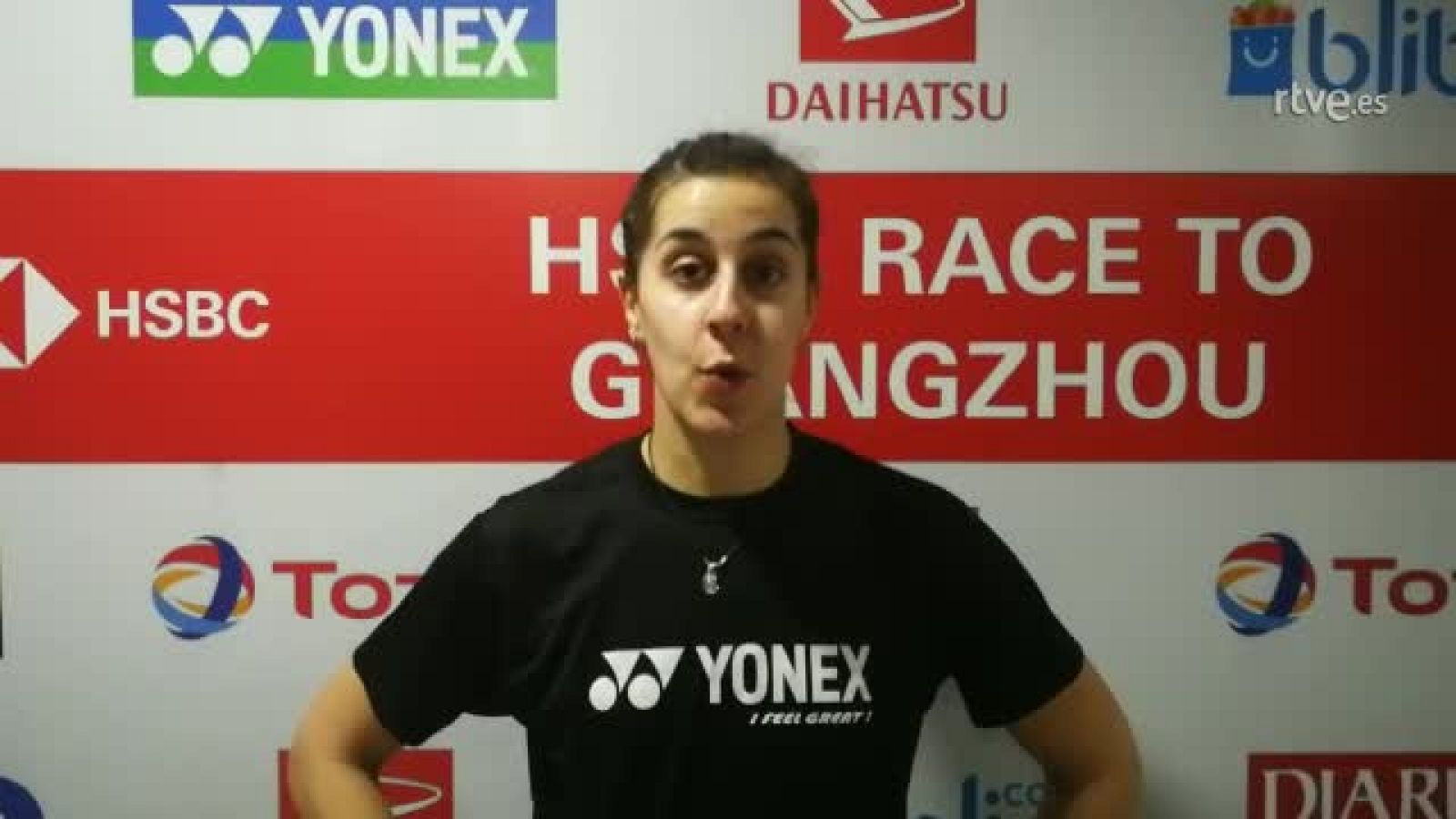 Carolina Marín, "súper contenta" tras vencer a Pusarla Sindhu - RTVE.es - Bádminton | Ver