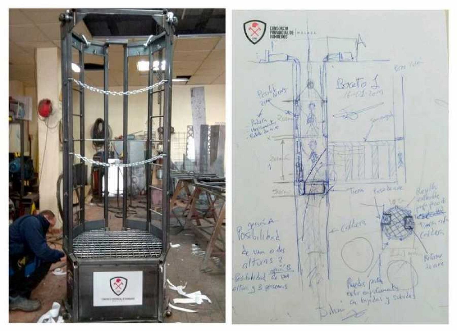 Julen | El bombero que diseñó la jaula para el túnel: "Estamos rotos"