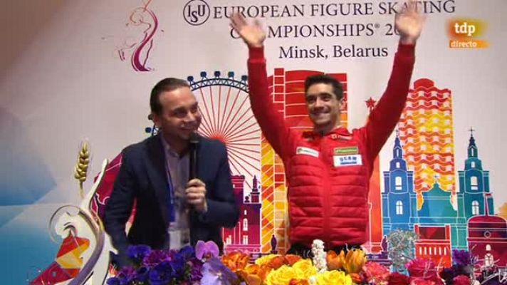 Patinaje sobre hielo - Javier Fernández: "Minsk es una ciudad que siempre recordaré"