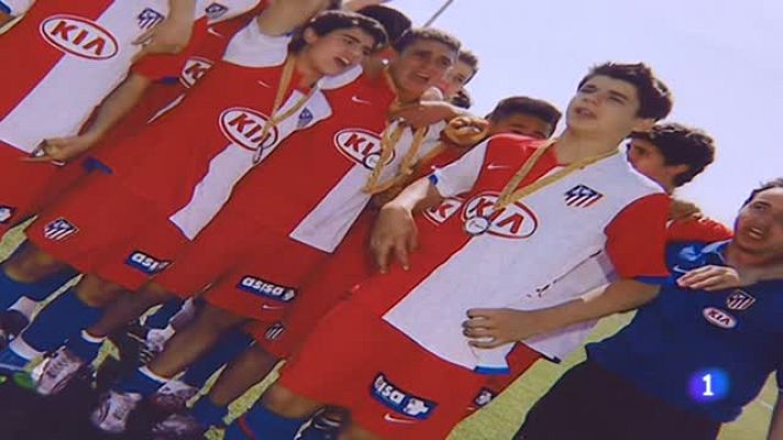 Telediario 1 - El pasado colchonero de Morata, visto por quien fue su entrenador