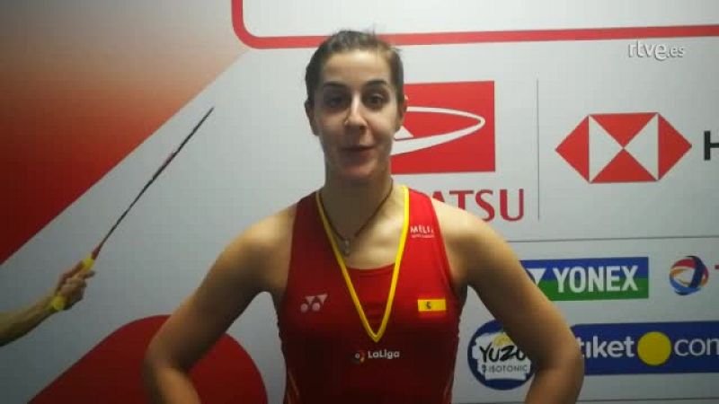 Carolina Marín: "Segundo torneo del año y otra final" - RTVE.es - Bádminton | Ver