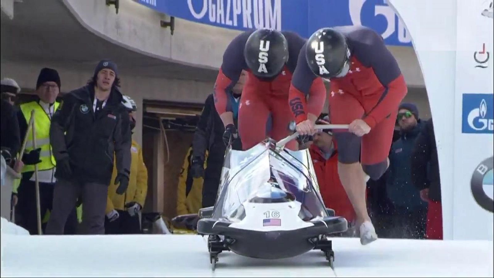 Bobsleigh A-2 Maculino - Copa del Mundo 2ª Manga, desde Saint Moritz (Suiza) - ver ahora