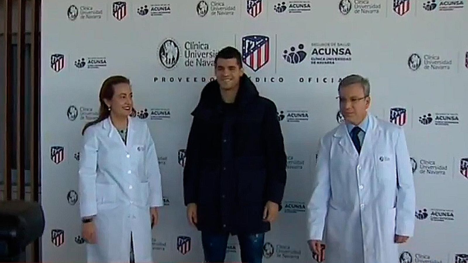 Morata pasa el reconocimiento médico con el Atlético - RTVE.es - Informativo 24h | Ver