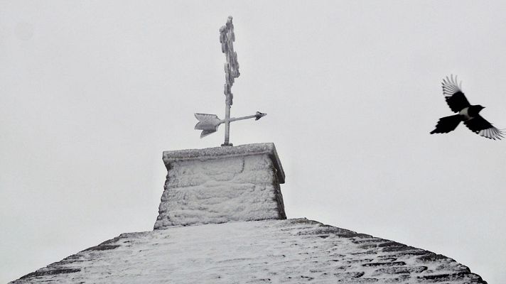 El tiempo - Heladas en el interior de la Península y  viento fuerte en el Cantábrico y Pirineos