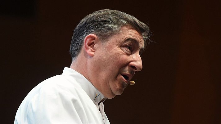Telediario 1 - Joan Roca presenta en Madrid Fusión la cocción a baja temperatura y al vacío