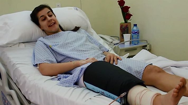 Telediario 1 - Carolina Marín agradece los mensajes de apoyo tras su operación de rodilla