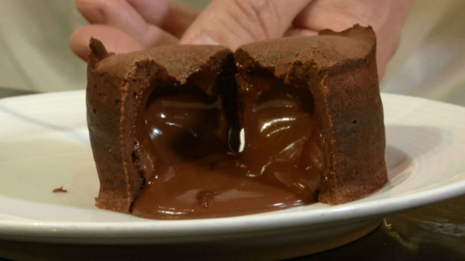 Coulant de chocolate con el sello de Oriol Balaguer