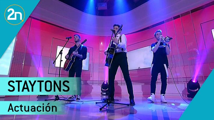La 2 Noticias - Staytons cantan 'Singularity'