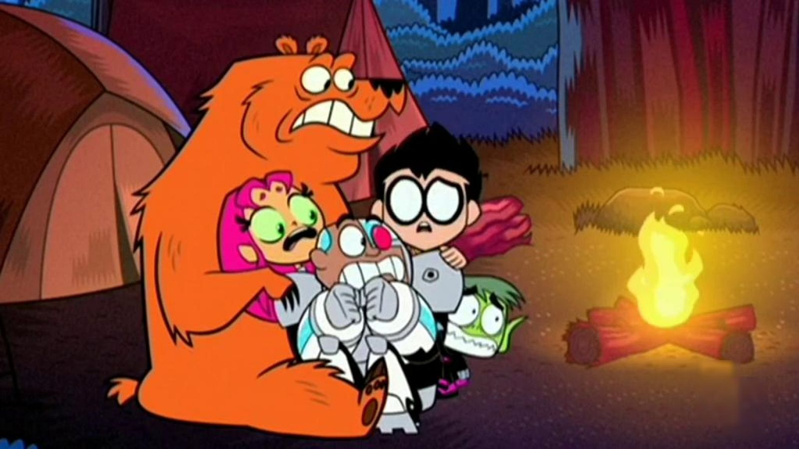 Historias de acampada - Teen Titans Go! | Ver
