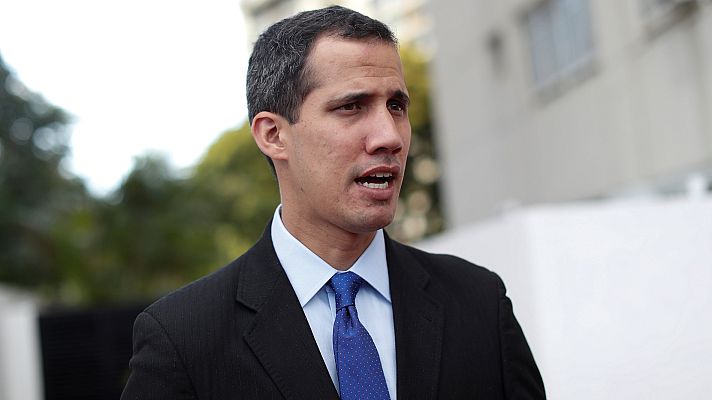 Telediario 1 - Guaidó presiona a los militares con la ayuda humanitaria