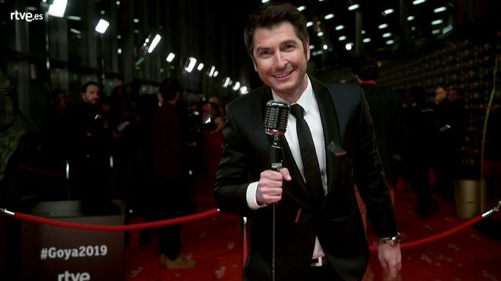 Premios Goya - Carlos del Amor en la cámara glamur