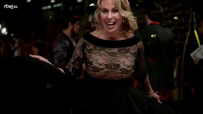 Premios Goya - Miriam Díaz Aroca en la cámara glamur