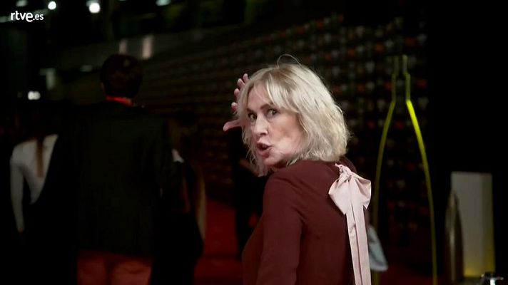 Premios Goya - Susi Sánchez en la cámara glamur