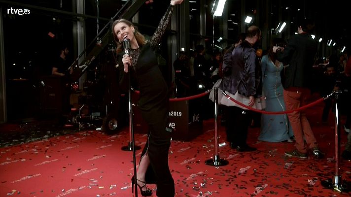 Premios Goya - Manuela Vellés en la cámara glamur