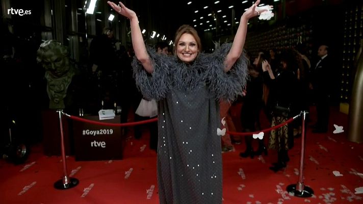 Premios Goya - Ainhoa Arteta en la cámara glamur