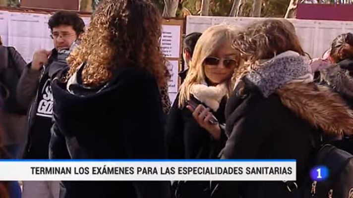 Telediario 1 - La suerte está echada para los aspirantes a distintas especialidades sanitarias