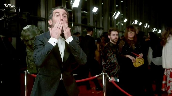 Premios Goya - Luis Zahera en la cámara glamur