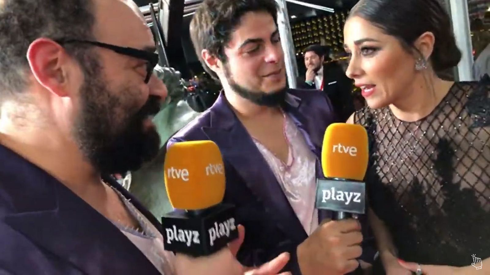 Goyas Golfxs 2019 - Mariam Hernández enseña hasta el cancán