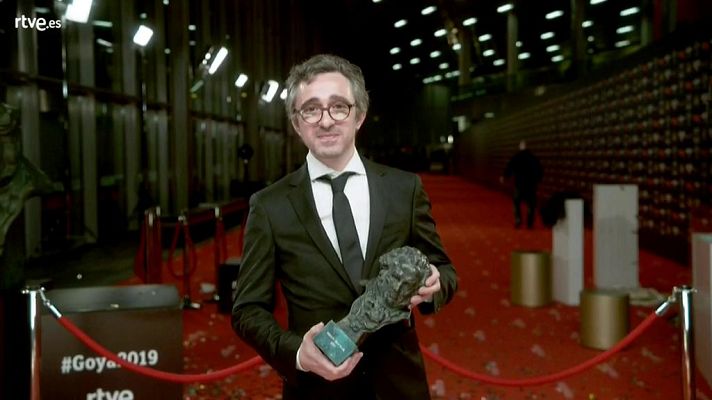 Premios Goya - Alberto del Campo, mejor montaje, en la cámara glamur