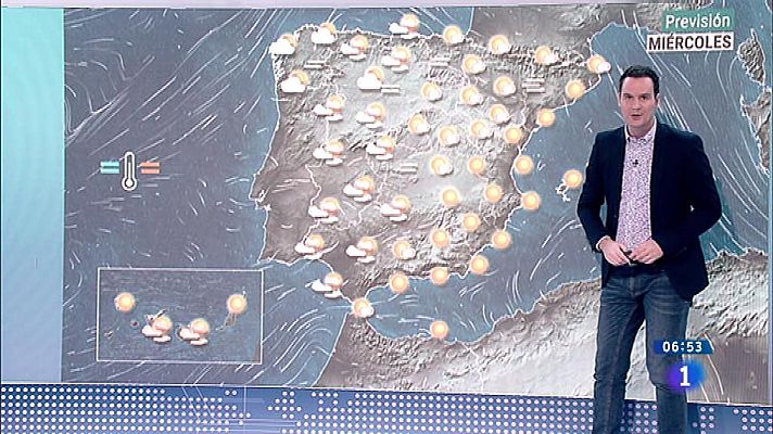 El tiempo - Tiempo estable con cielo despejado salvo algunas lluvias en Galicia al final del día