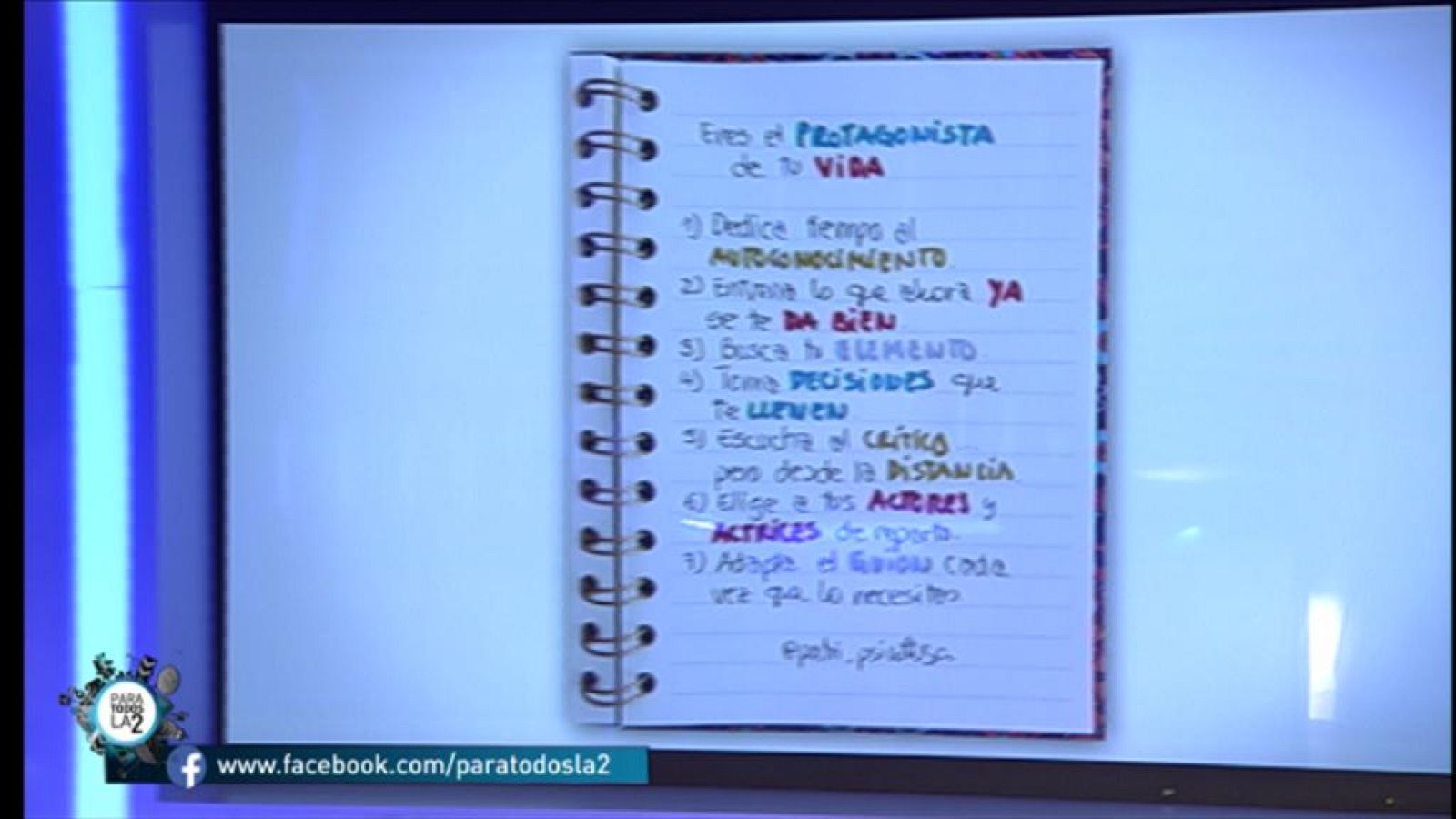 Para todos La 2 - Patricia Ramírez ofrece algunos consejos para prestarnos más atención a nosotros mismos
