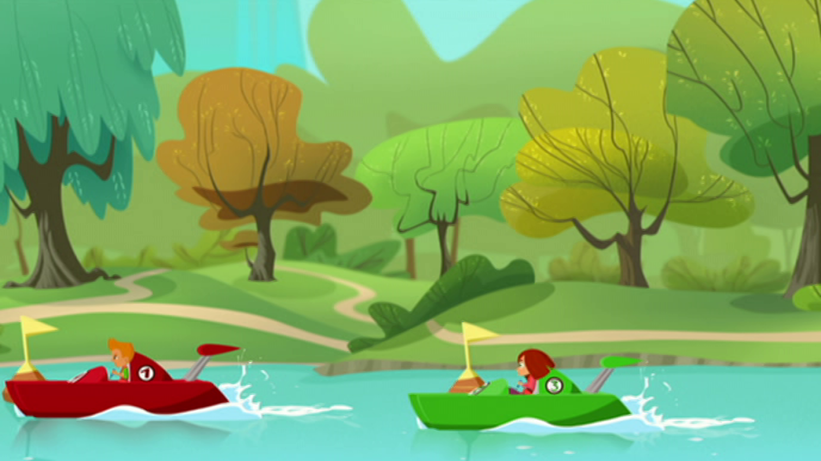 Carrera de patines - Miss Moon | Ver