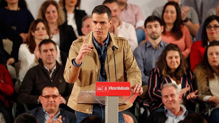 Telediario 1 - Sánchez dice que no aceptará "nunca" la autodeterminación de Cataluña: "Fuera de la Constitución, no hay diálogo"