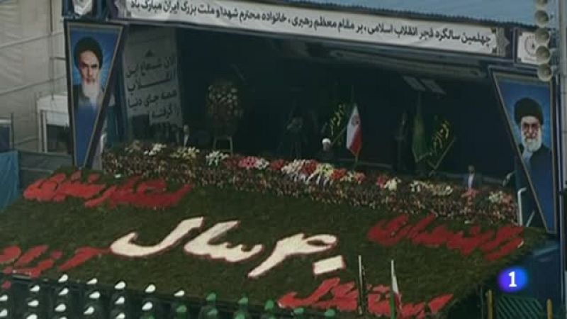 Irán muestra su fuerza en el 40º aniversario de la Revolución Islámica