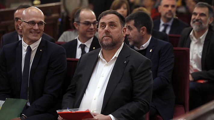 Telediario 1 - Las defensas de los líderes independentistas cuestionan la imparcialidad del Tribunal Supremo