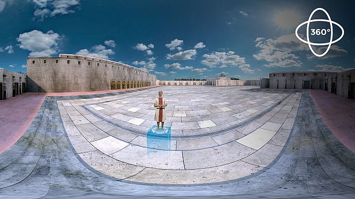 Ingeniería romana - Ingeniería romana 360º: Foro de Caesar Augusta