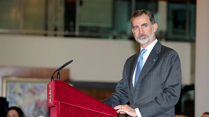 Telediario 1 - Felipe VI considera ejemplar la cooperación hispanomarroquí en la lucha antiterrorista