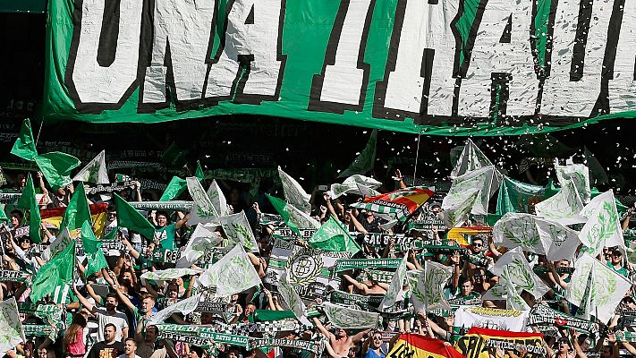 Telediario 1 - Pelea entre radicales del Betis en Rennes