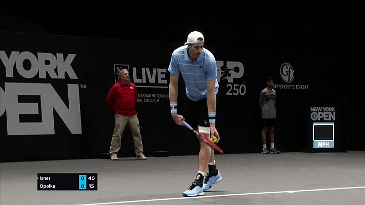 Tenis - ATP 250 Torneo Long Island, 2ª Semifinal: Isner - Opelka
