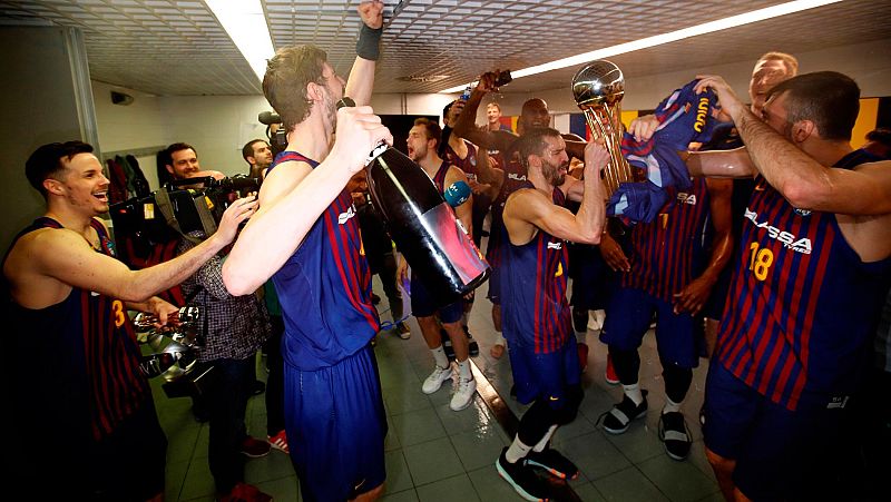 Así celebró el Barça su Copa del Rey de baloncesto