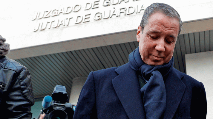 Telediario 1 - Zaplana insiste en que no ha participado en los contratos fraudulentos investigados en el caso Erial