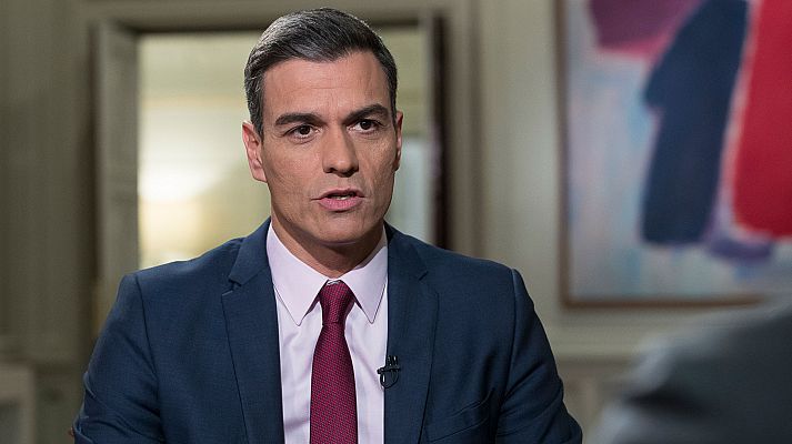 Telediario 1 - Pedro Sánchez: El 155 no puede usarse "como arma electoral"