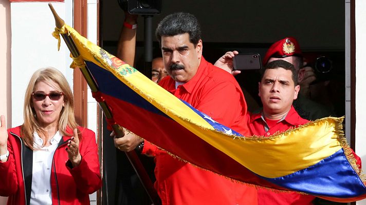 Telediario 1 - Nicolás Maduro insulta a Juan Guaidó y le conmina a convocar elecciones en Venezuela