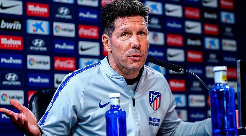 Simeone se disculpa por su gesto del partido contra la Juventus