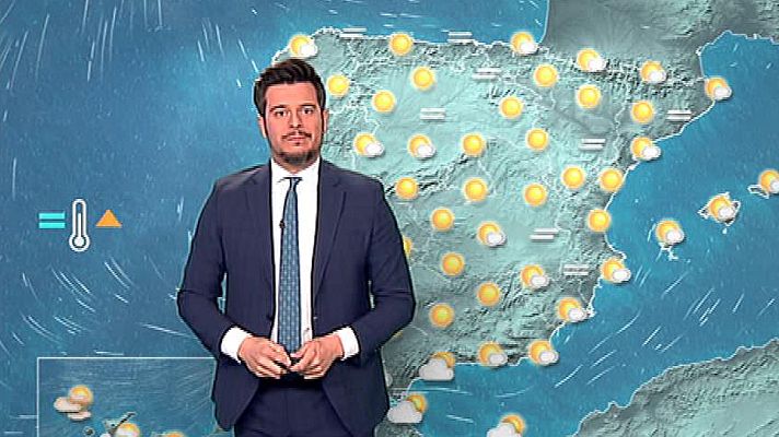 El tiempo - Temperaturas altas y brumas en la Península