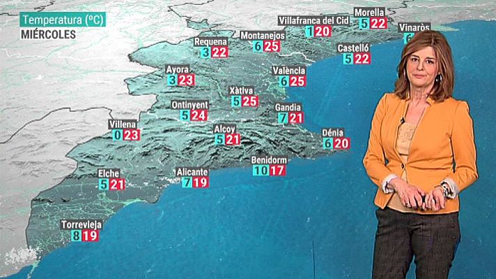 L'informatiu - Comunitat Valenciana - El tiempo en la Comunidad Valenciana - 26/02/19