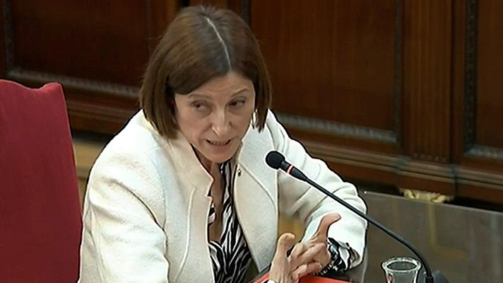Telediario 1 - Carme Forcadell se desvincula del liderazgo en el 'procés'