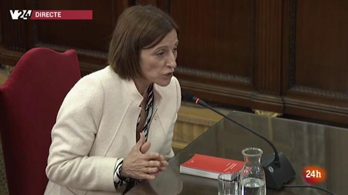 L'Informatiu - Forcadell defensa que al Parlament es pot debatre tot