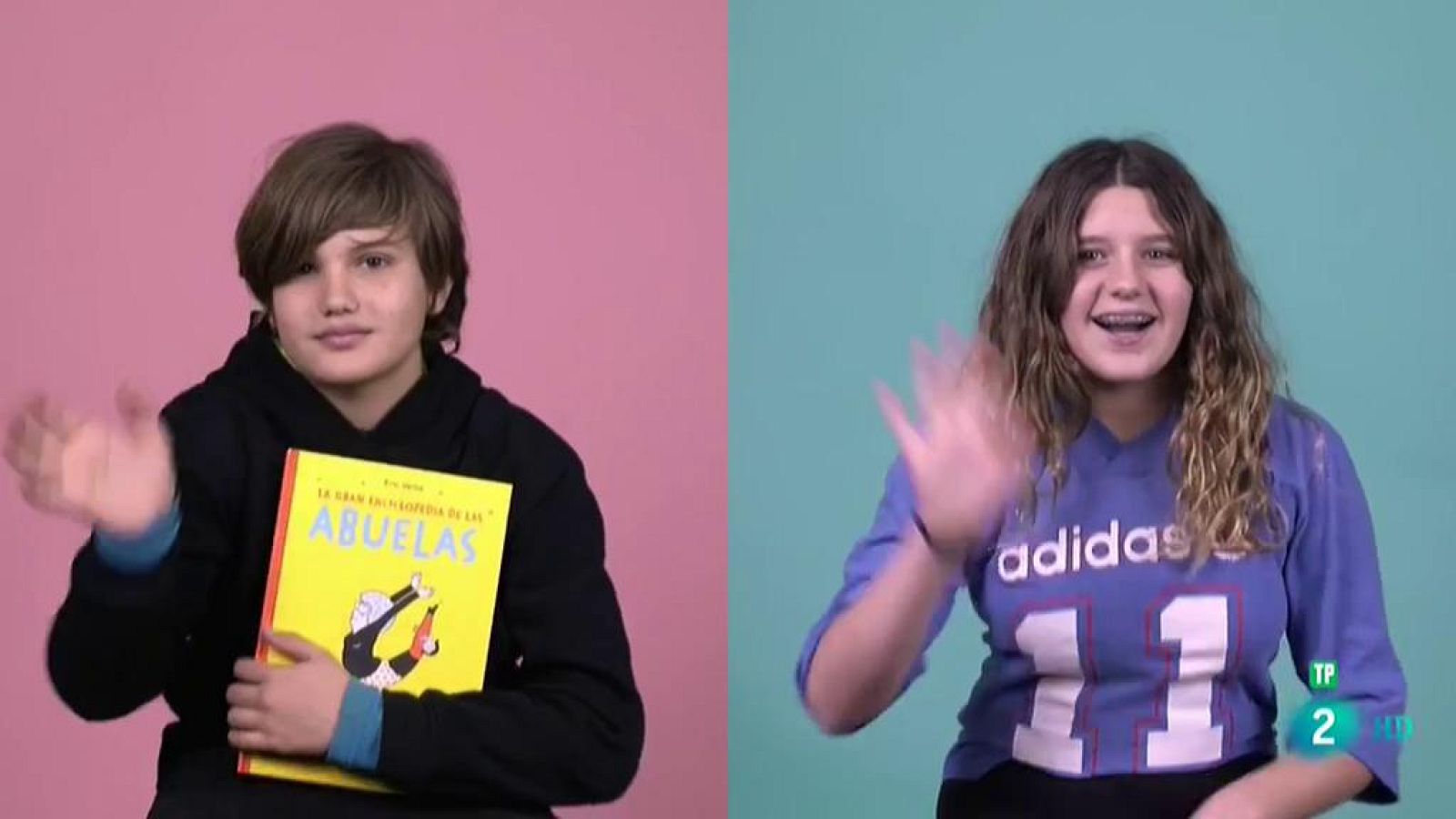 Página Dos - Miniclub -  La gran enciclopedia de las abuelas y Un día de tormenta