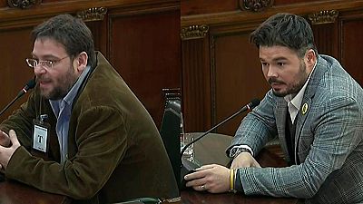 Rufian i Albano Dante neguen la viol�ncia