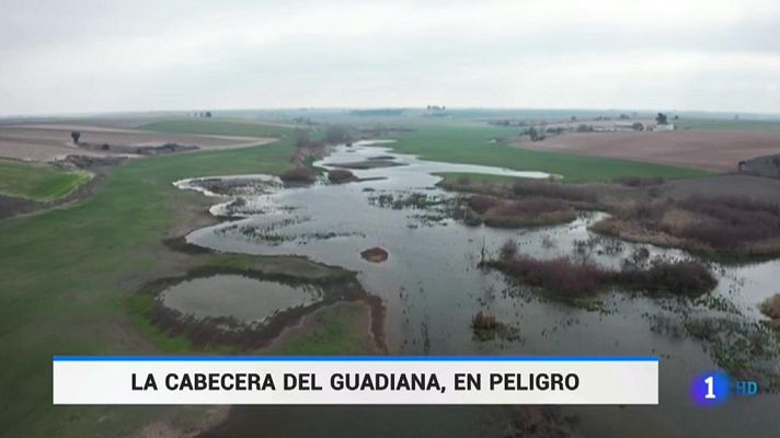 Telediario 1 - La cabecera del río Guadiana podría desaparecer en las próximas semanas