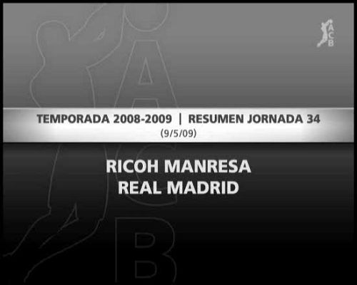 Baloncesto en RTVE - Ricoh Manresa 81-84 Real Madrid